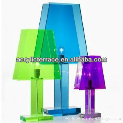 Acrylic Lucite Color Table Lamp with modern design